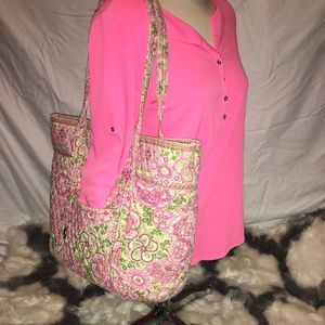 Pink Vera Bradley Tote Bag